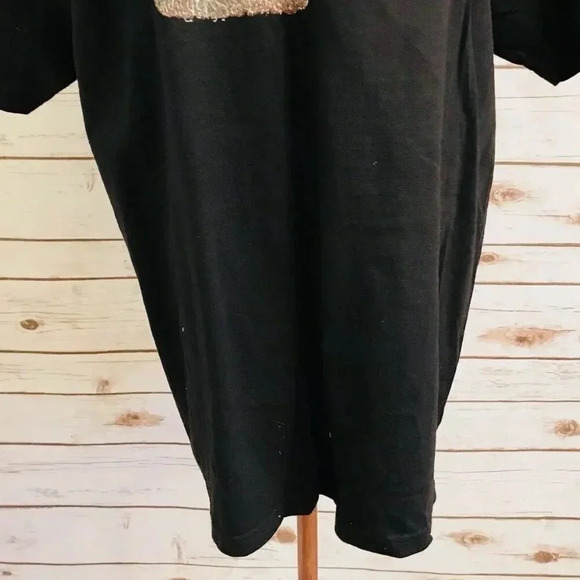 C PORT Women Short Sleeve Extra Large Cotton Cats Jack-O-Lantern Black T-Shirt - Picture 7 of 11